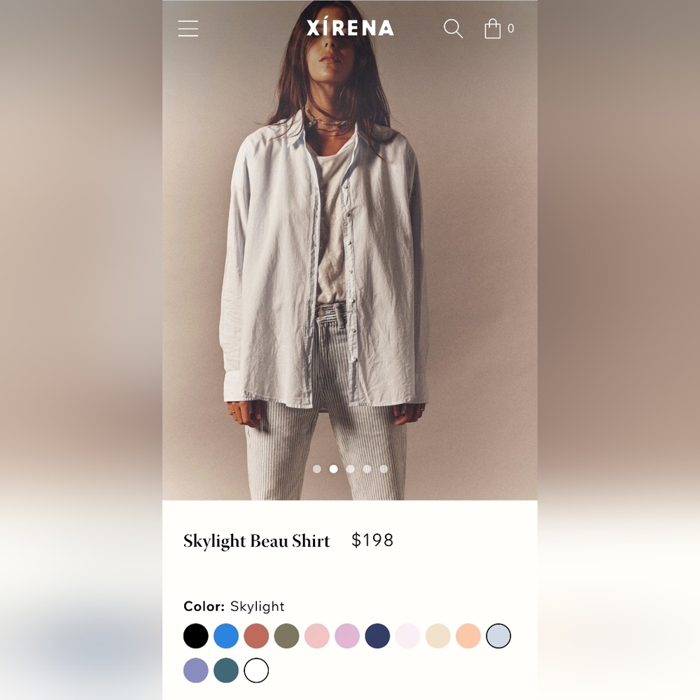 XiRENA Skylight Beau Shirt - White